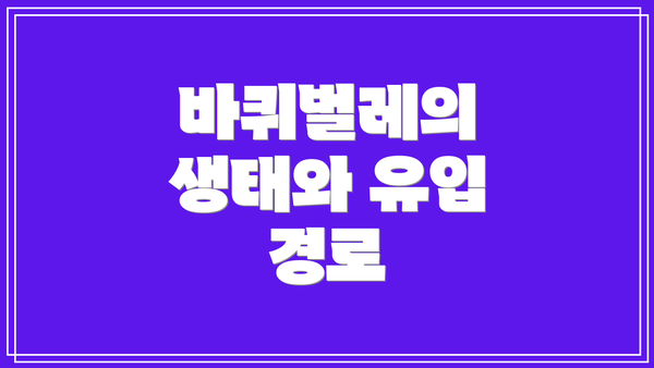 바퀴벌레의 생태와 유입 경로