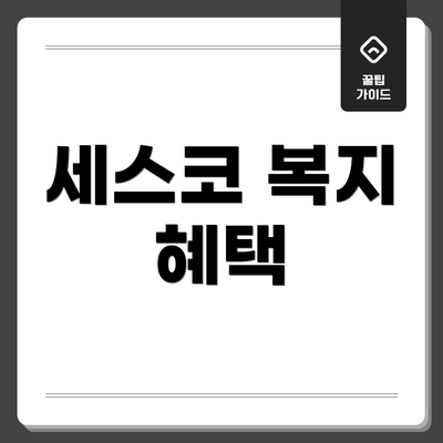 세스코 복지 혜택